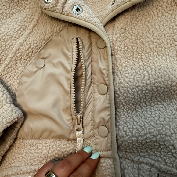 Free People Teddy Jacket in Beige - Picture 3 of 6